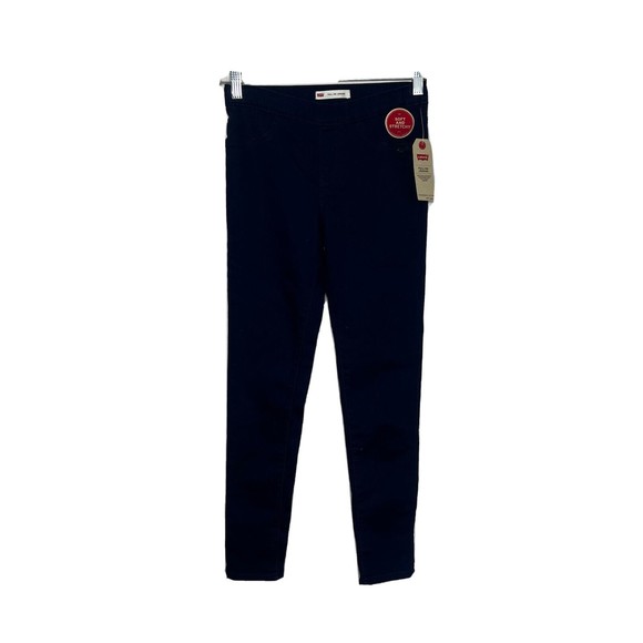 Levi's Leggings Girl's 16 Regular Blue Pull On Jeggings Adjustable Waist NWT - Picture 1 of 9